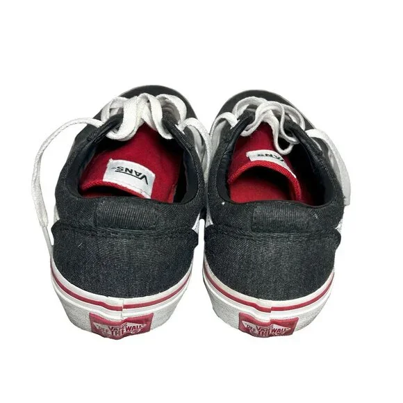 Vans Era Check Block Charcoal Grey Unisex Size Youth 4 - Picture 3 of 7